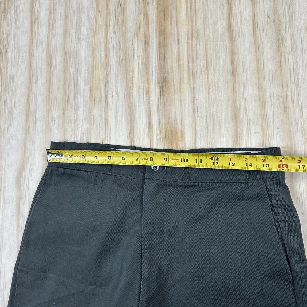True Vintage 70s Gray Green Painters Pants 32x28 Union Made Stamp Talon‎ Zipper
